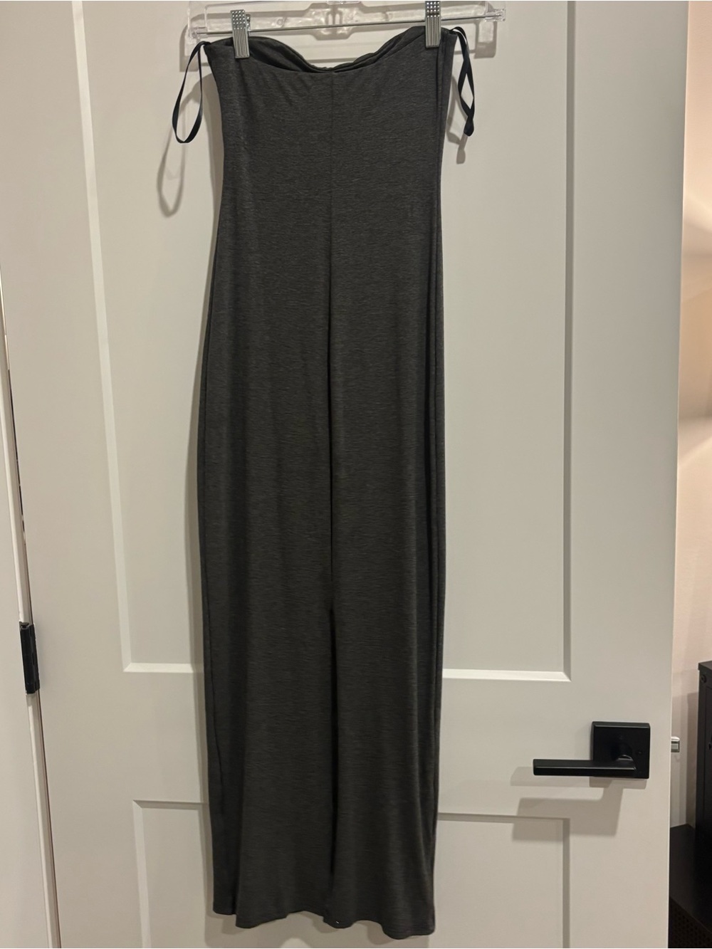 NWOT Urban Outfitters Nora Jersey Knit Gray Tube Midi Dress size: XS - Picture 5 of 5